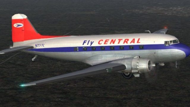 Screenshot 1 — Central Air Douglas DC-3