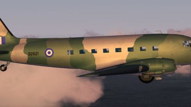 Screenshot 1 — DC-3 Greek Camo Repaint