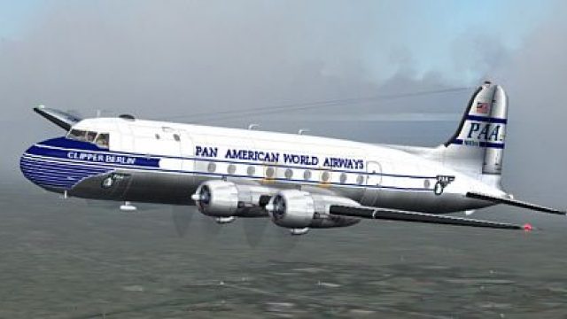 Screenshot 1 — Pan Am Douglas DC-4
