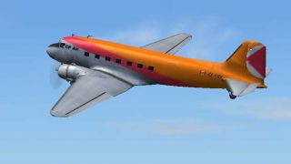Screenshot 2 — Canadian Pacific Douglas DC-3 Orange/Red 