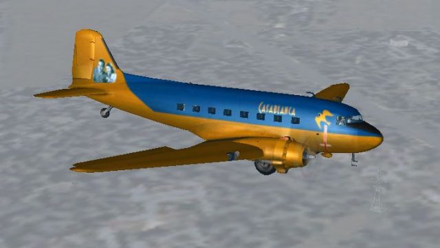 Screenshot 1 — Douglas DC-3 Casablanca Repaint