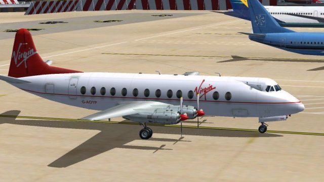 Screenshot 1 — Virgin Atlantic Vickers Viscount 806 1984/1990