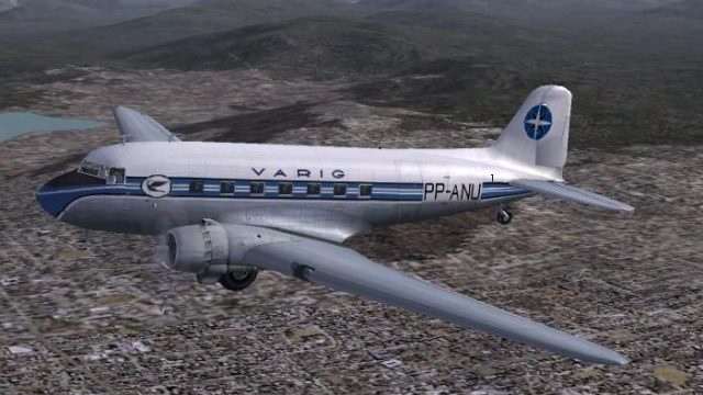 Screenshot 1 — VARIG Douglas DC-3 PP-ANU V1.0