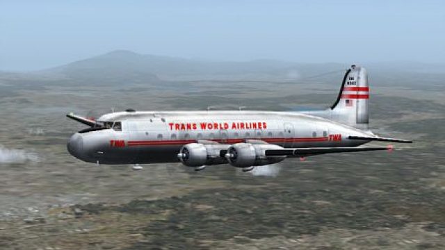 Screenshot 1 — TWA Douglas C-54/DC-4 N34577