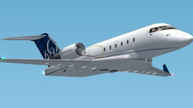 Screenshot 1 — Bombardier CL-604 Challenger. Factory Demonstrator