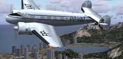 VARIG Lockheed Electra L10A PP-VAT for FS2004