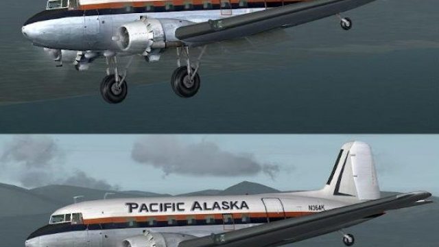 Screenshot 1 — Pacific Alaska's Douglas DC-3