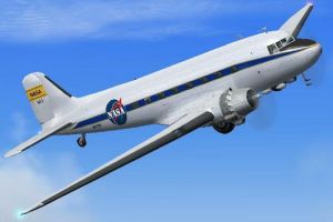 NASA Douglas DC-3 N817NA for FS2004