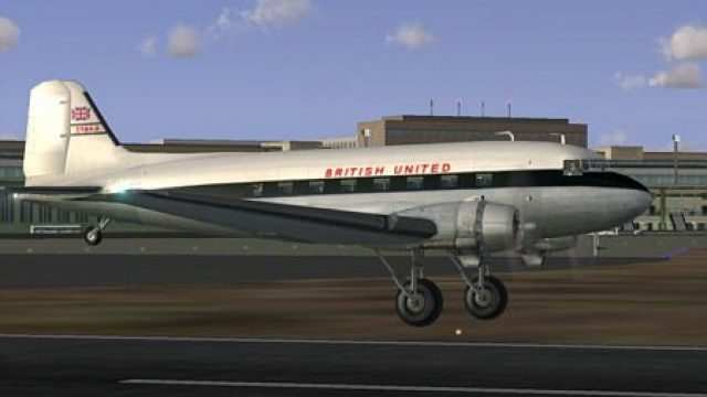 Screenshot 1 — British United Douglas DC-3 G-AMPZ