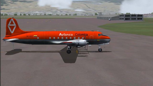 Screenshot 1 — Avianca Douglas DC-4 HK-1027