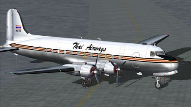 Screenshot 1 — Thai Airways Douglas DC-4 HS-TSC