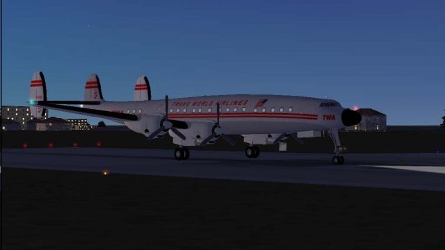 Screenshot 1 — TWA Lockheed 1049G-82 N7121C