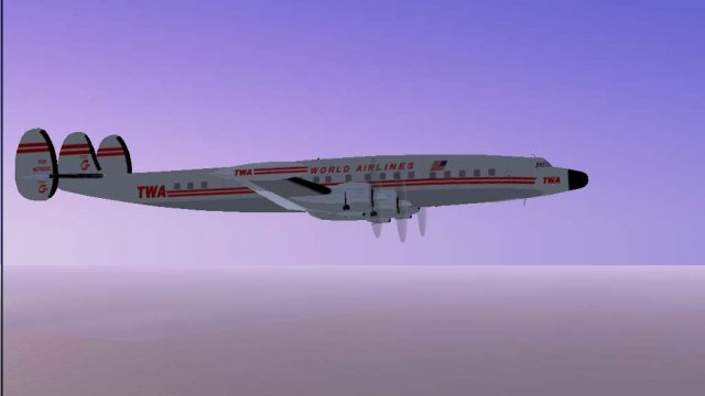 Screenshot 1 — TWA Lockheed 1049G-82 N7102C