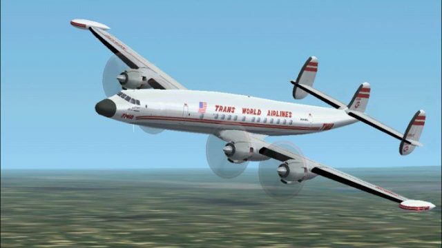 Screenshot 1 — TWA Lockheed L1049 Super-G "Star of America"