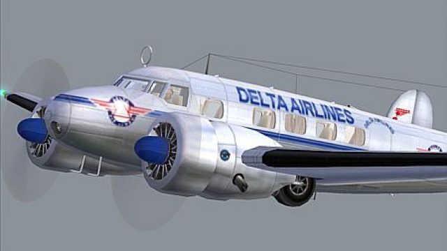 Screenshot 1 — Delta Airlines Lockheed L-10 Electra NC14935