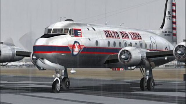 Screenshot 1 — Delta Airlines Douglas DC-4 NC37472