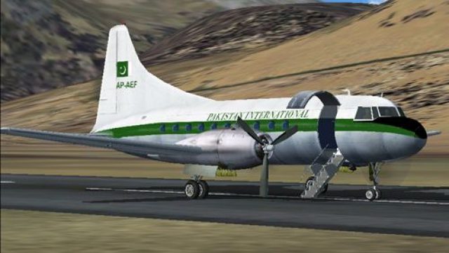 Screenshot 1 — PIA Convair CV 240