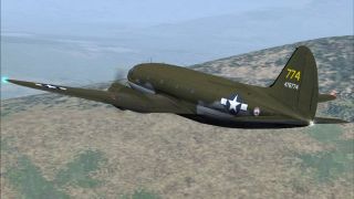Screenshot 1 — USAAF, Curtiss C-46A 'The Tinker Belle' Textures only