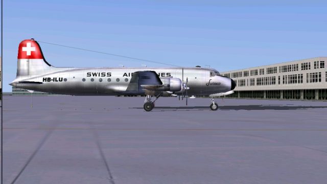Screenshot 1 — Swiss Air Lines Douglas DC-4 HB-ILU