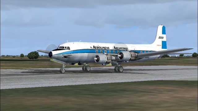 Screenshot 1 — Aerolineas Argentinas Douglas DC-6 LV-ADU