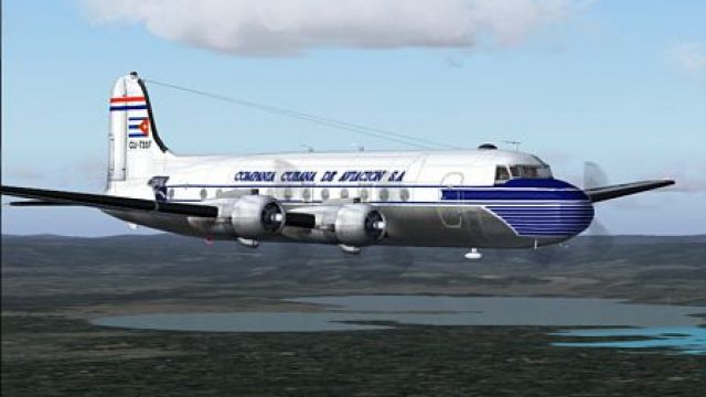 Screenshot 1 — Cubana Douglas DC-4