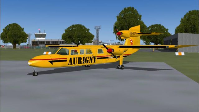 Screenshot 1 — Aurigny Trislander G-BEPH (Weathered)