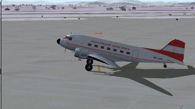 Screenshot 1 — Austrian Airlines Douglas DC-3D OE-LBD