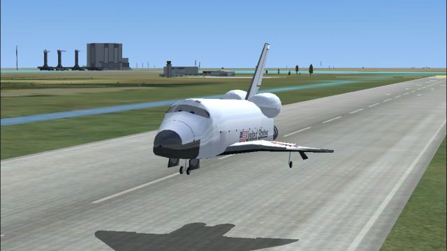 Screenshot 1 — Flight--Land The Space Shuttle