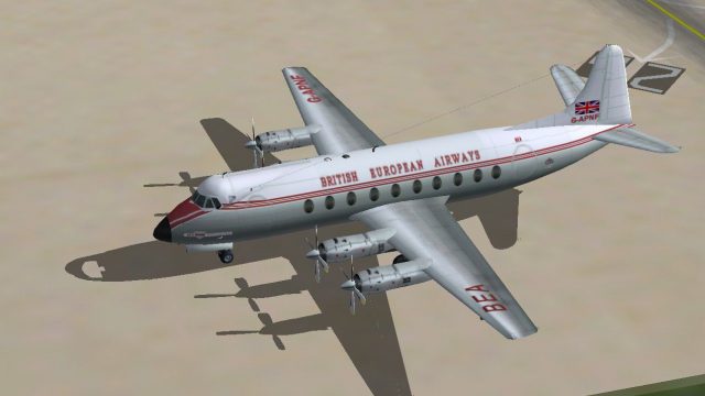 Screenshot 1 — British European Airways Viscount 745