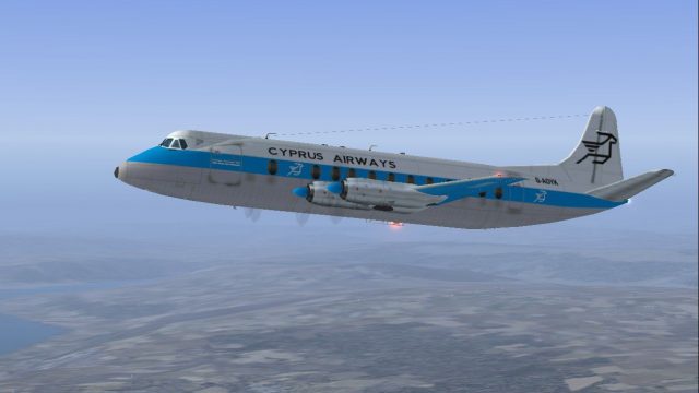 Screenshot 1 — Cyprus Airways Viscount 806
