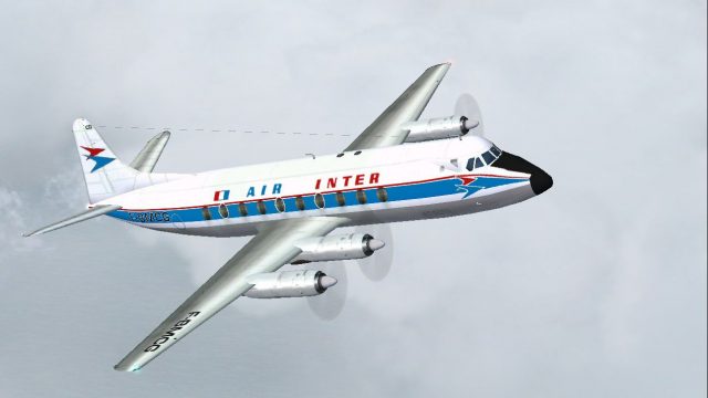 Screenshot 1 — Air Inter Viscount 724