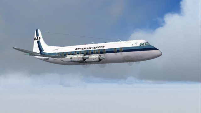 Screenshot 1 — BAF Vickers Viscount 803 EI-AOI