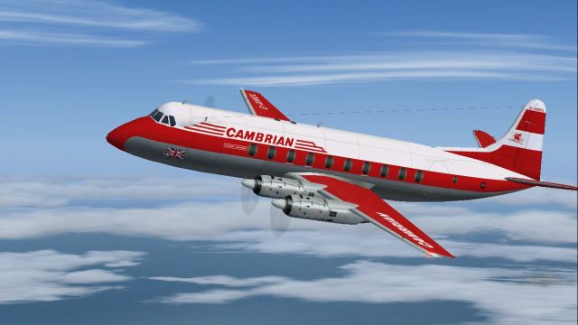 Screenshot 1 — Cambrian Vickers Viscount G-AMOL