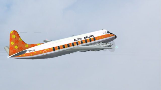 Screenshot 1 — Aloha Airlines Viscount 745