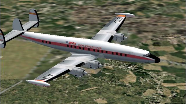 Screenshot 1 — Iberia Lockheed 1049G EC-AMP