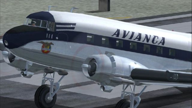 Screenshot 1 — Avianca Douglas DC-3 HK-111