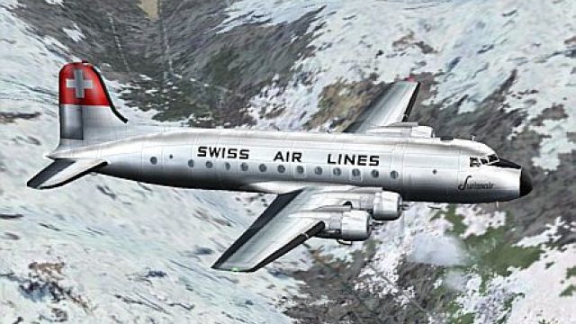 Screenshot 1 — Swissair Douglas DC-4 HB-ILI