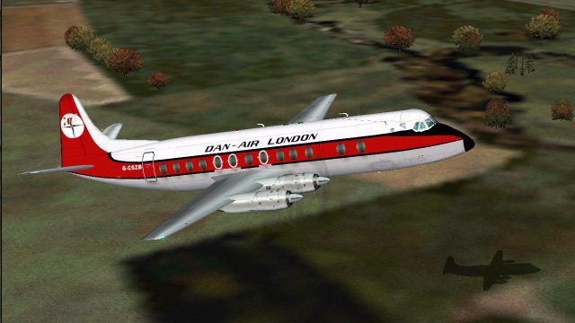 Screenshot 1 — Dan Air Vickers Viscount 804