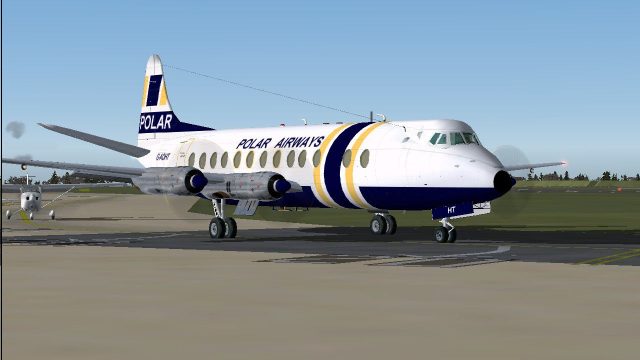 Screenshot 1 — Polar Airways Vickers Viscount