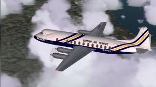 Screenshot 1 — BAF Viscount 806 Ribbon Livery
