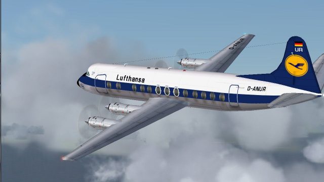 Screenshot 1 — Lufthansa Viscount 814 D-ANUR
