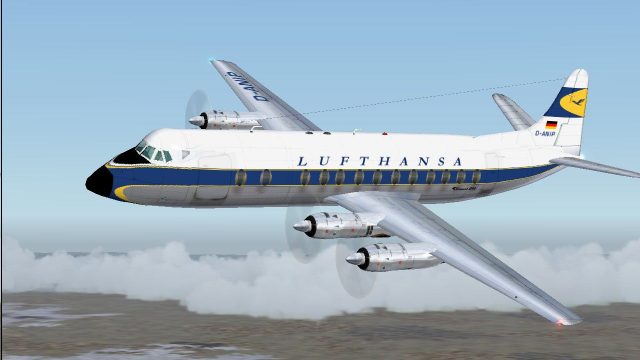 Screenshot 1 — Lufthansa Viscount 814 D-ANIP