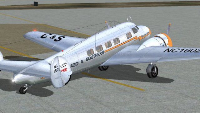 Screenshot 1 — C&S Lockheed Electra L10A