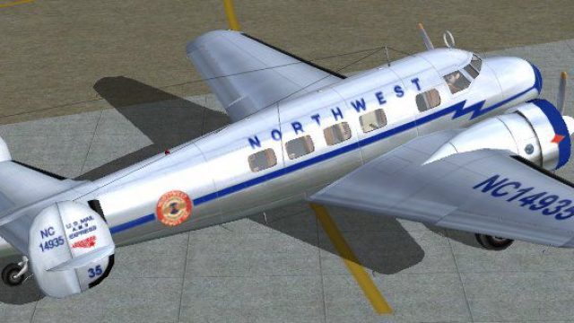 Screenshot 1 — Northwest Airlines Lockheed Electra L10A