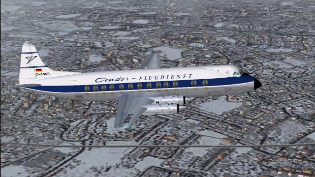 Screenshot 1 — Condor Viscount 814 D-ANUR (Early)