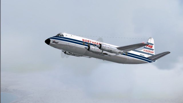 Screenshot 1 — Northeast Airlines Viscount N6598C 