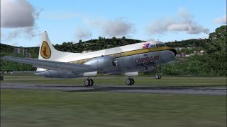 Screenshot 2 — Caribair Convair CV-340