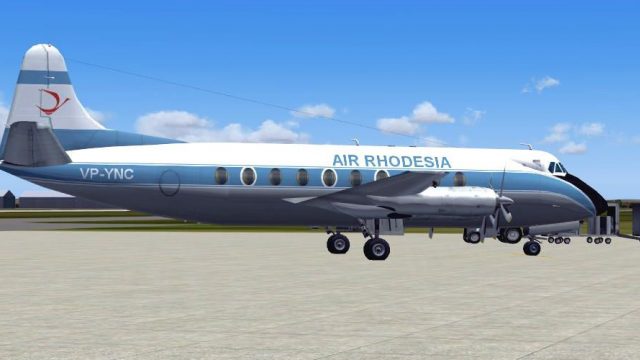 Screenshot 1 — Air Rhodesia Vickers Viscount 748D VP-YNC