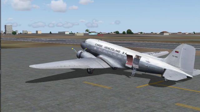 Screenshot 1 — Cargo Venezolano Douglas DC-3 YV-AGV