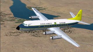 Screenshot 1 — Sudan Airways Vickers Viscount